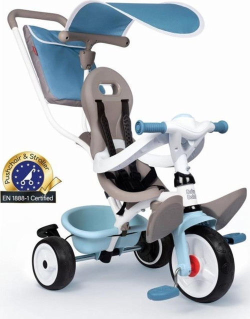 3 Tekerlekli Çocuk Bisikleti 3'ü1 Arada Set - Mavi 741400