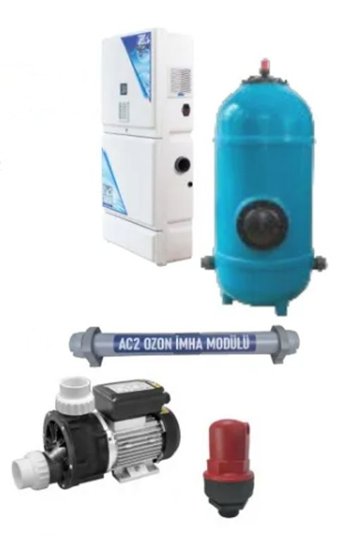 MAXI SET Havuz Ozon Sistemi 15g/h 1KW- 1/150m3-ToptancıyızBiz