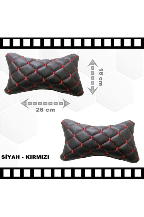 Megane 3 Stw 2010-2016 Arası Oto Koltuk Boyunluk Suni Deri Ve Jarse 2 Adet