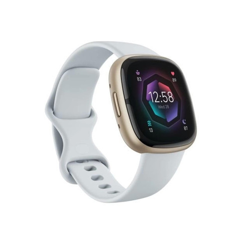 Sense 2 Gelişmiş Sağlık ve Fitness Akıllı Saati Blue Mist/Pale Gold