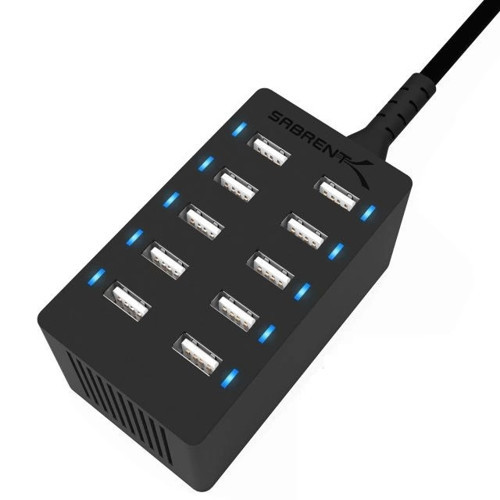 100 Watt Çoklu Bağlantı Noktalı USB Hızlı Şarj Cihazı (AX-ADPD) 10-Port