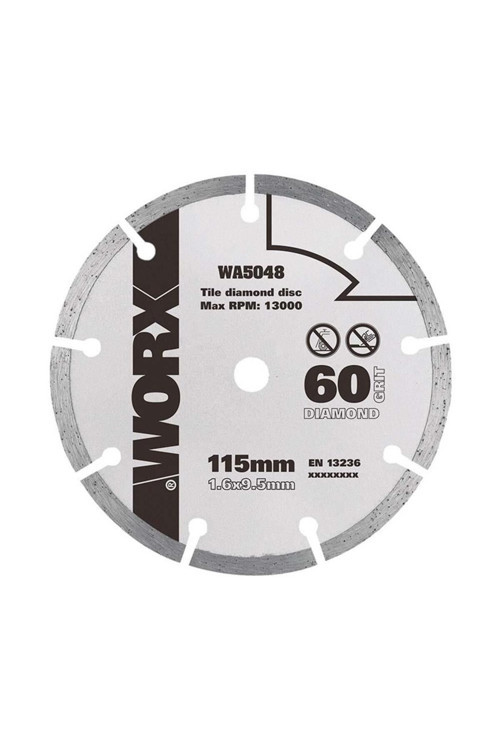 Wa5048 115X9,5Mm Fayans, Seramik, Mermer Kesme Soketli Elmas Daire Testere Bıçağı