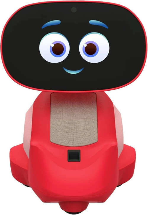 3 STEAM Öğrenme ve Eğitici Robot Çocuklar İçin Yapay Zeka Destekli Akıllı Robot - Kırmızı