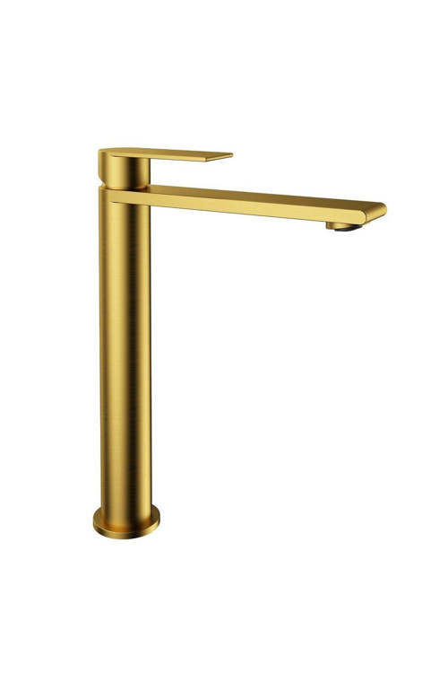 Yüksek Lavabo Bataryası (Fırçalanmış Altın) Fj-Ss1022