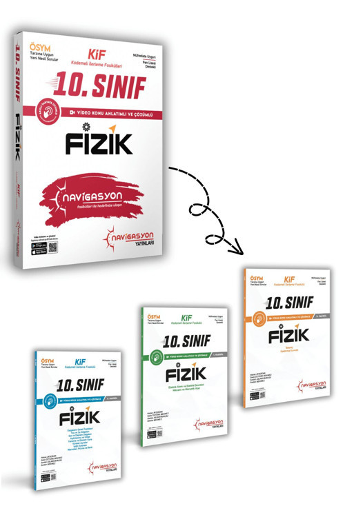Navigasyon Yayınları 10. Sınıf Fizik Müfredatının Tamamı Kif Seti (Kademeli İlerleme Fasikülleri)