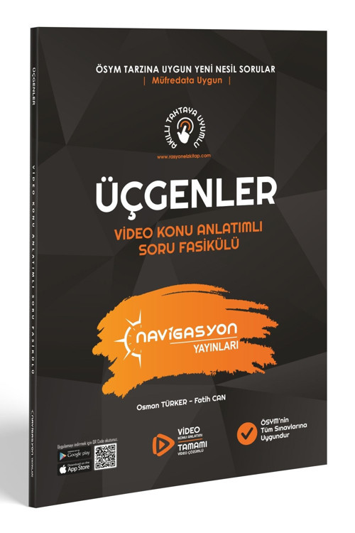 Navigasyon Yayınları Tyt-Ayt Üçgenler Video Konu Anlatımlı Soru Fasikülü (Yazarlarından Video Çözümlü)