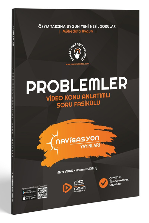 Navigasyon Yayınları Tyt-Ayt-Kpss Problemler Soru Fasikülü (Yazarlarından Video Konu Anlatımlı)