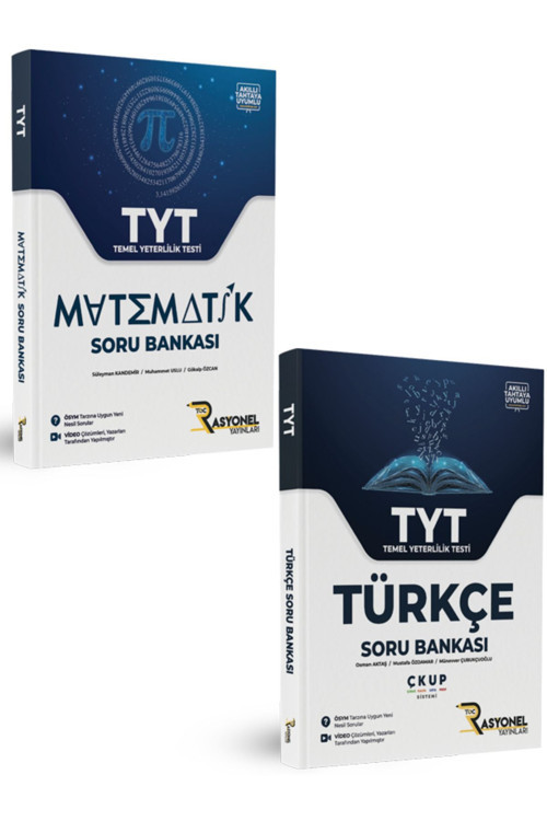 Rasyonel Yayınları Tyt Türkçe Soru Bankası Ve Tyt Matematik Soru Bankası (2 Kitap)