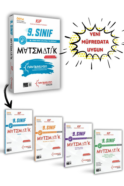 Navigasyon Yayınları 9. Sınıf Matematik Kademeli İlerleme Fasikül Seti (Meb Müfredatına Uygun-Ösym Ayarında)