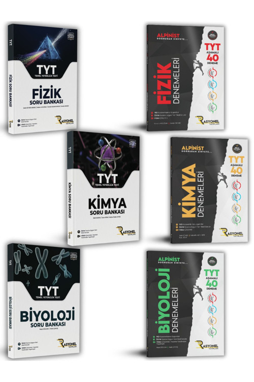 Navigasyon Yayınları Tyt Fizik-Kimya-Biyoloji Soru Bankaları Ve Deneme Setleri (6 Kitap)