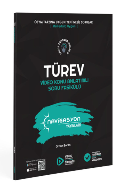 Rasyonel Yayınları Türev Video Konu Anlatımlı Soru Fasikülü (Meb Müfredatına Uygun-Ösym Ayarında)