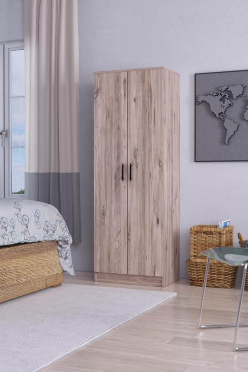 ABETE MOBİLYA-2 Kapılı Gardırop Atlantik Çam