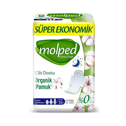 Pure Soft Süper Ekonomik Ped Gece 16x5 80 Adet