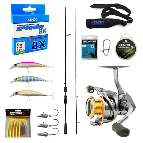 Profesyonel Okuma Spin Seti Okuma Psycho Stick Game 243cm Ex-Fast 15-40gr 2 Parça Olta Kamışı&Okuma Avenger