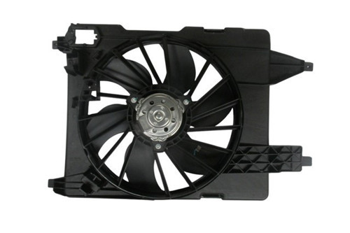Mercedes Citan W415 12/13 Radyatör Fan Davlumbazı Komple (Motorlu) (6 Kanat)(ori̇s