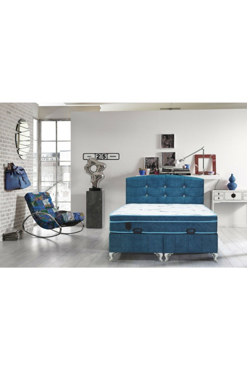 Çift Kişilik Estonya Set Yatak + Baza + Başlık