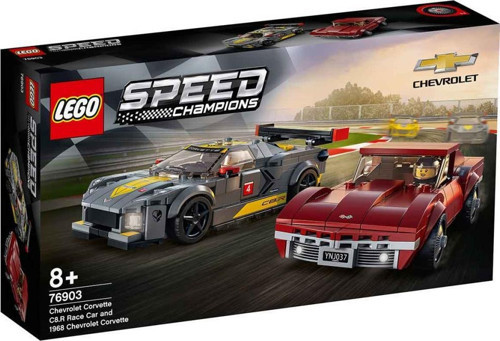 Speed Champions Chevrolet Corvette C8.R Yarış Arabası ve 1968 Chevrolet Corvette 76903