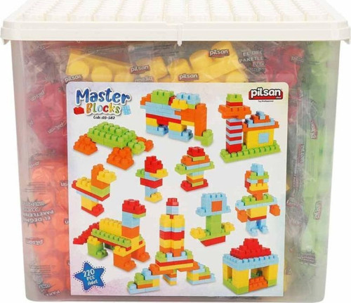 Çocuklar için Master Bloklar 220 Parça (21 LİTRE SAKLAMA KABINDA)