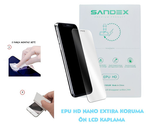 Meızu NOTE 6 NANO Ekran Koruyucu Esnek ULTRA İnce - SANDEX - EPU HD