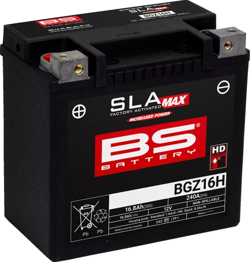 Bs BGZ16H Sla Max 1996-2006 Kawasaki VN 800 Classic Uyumlu Akü Jel Akü