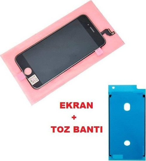 İphone 6S Lcd Ekran dokunmatik (LW Marka TOZ BANTI) SİYAH