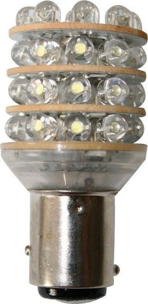 AMPÜL 12V, LED, T25 BAY15D, cool white - 36 LEDs, 15x52,5