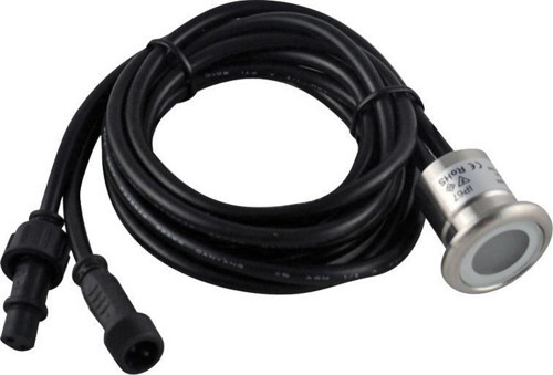 AquaLED İç lamba, beyaz, Yuvarlak, SS316, IP67, 12 24VV,DC