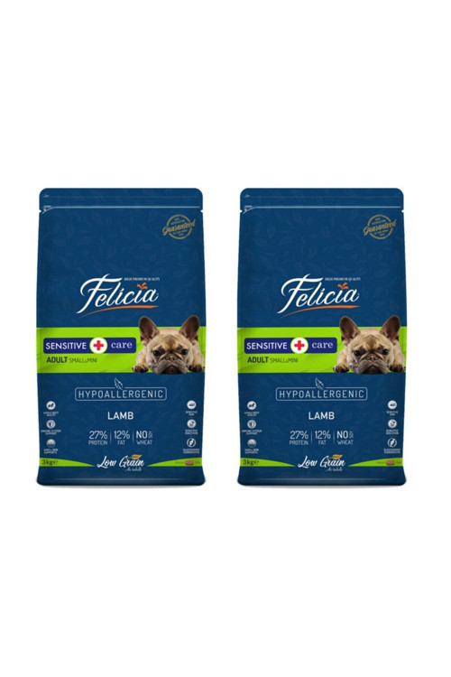 Small Mini Kuzu Etli Yetişkin Köpek Maması 3 Kg + 3 Kg Hediyeli