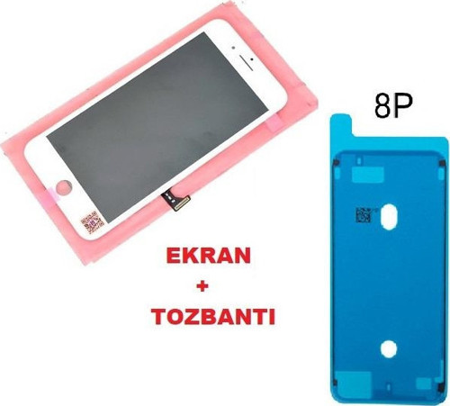 İphone 8 PLUS Lcd Ekran dokunmatik (LW Marka TOZBANTI) BEYAZ
