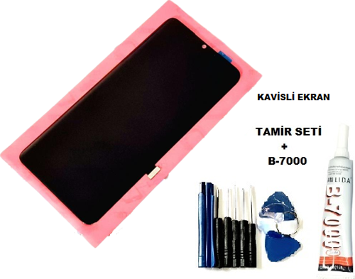 Xiaomi Mi Note 10 LİTE Lcd Ekran Dokunmatik (B-7000+Tamir Seti)
