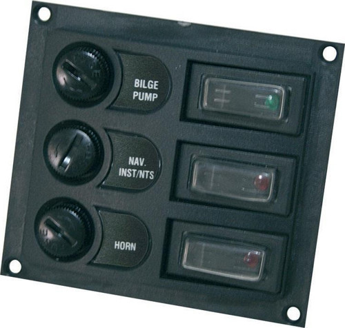 Kontrol Paneli, Anahtar Sigortalı, Black