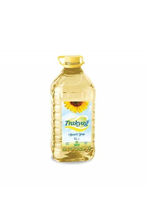 Trakya Ayçiçek Yağı 5 Lt Pet X 4 Adet (1 Koli̇ 20 Lt)