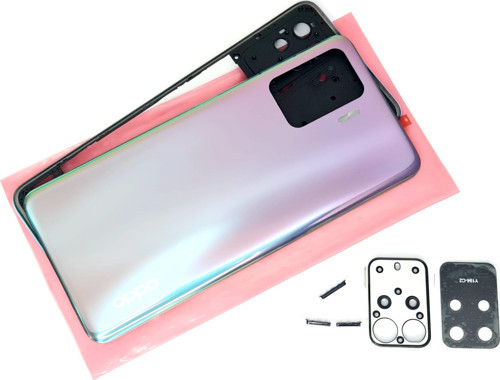 Oppo Reno 5 Lite FULL kasa Arka Pil Batarya Kapağı Mavi