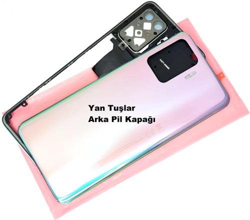 Oppo Reno 5 Lite kasa Arka Pil Batarya Kapağı Mavi