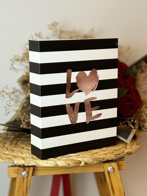 Fotoğraf Albümü 10x15cm 200 Fotoğraf Kapasiteli Renkli Love Desenli Anı Albümü