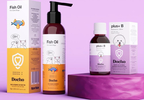 Kedi ve Köpekler İçin Balık Yağı 200 ml ve Köpekler İçin Tüy Sağlığı Destekleyici Damla 50 ml Seti