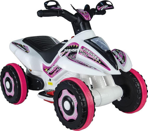 6V Akülü ATV KARINCA Pembe Beyaz Prenses