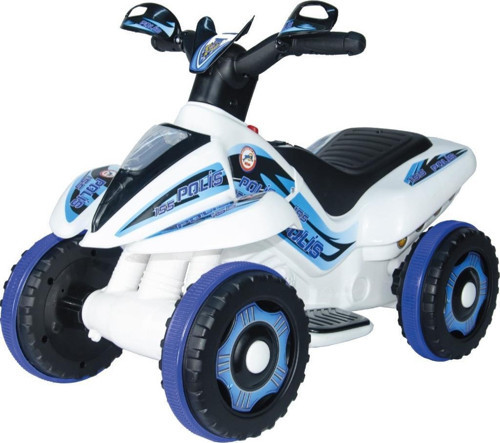 6V Akülü ATV SAFARİ BEYAZ POLİS