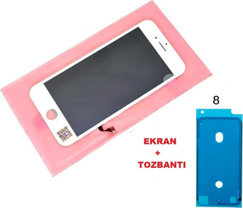 İphone 8 Lcd Ekran dokunmatik (+TOZBANTI LW Marka) BEYAZ