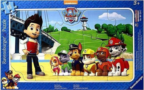 15 Parça Küçük Çerçeveli Puzzle Paw Patrol 061242