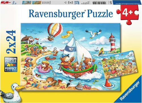 2x24 Parça Puzzle Seaside Holiday 078295