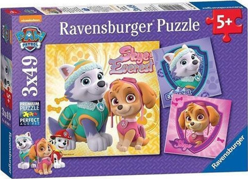 3x49 Parça Puzzle PP Skye 080083