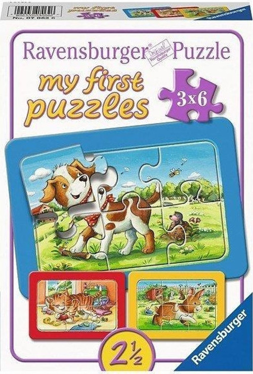 3x6 Parça Puzzle Animal Friends 070626