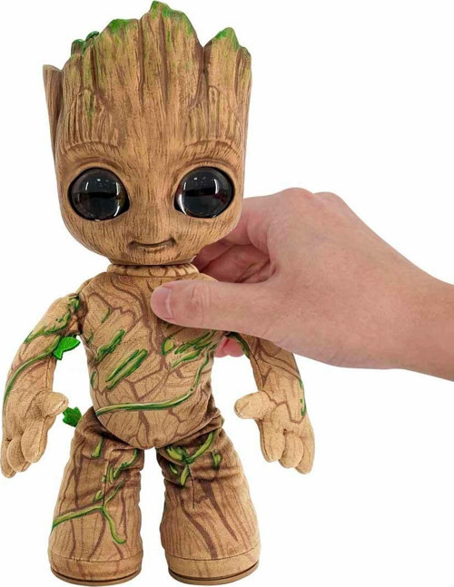 Marvel I Am Groot Groovin Groot Sesli ve Hareketli Peluş HJM23