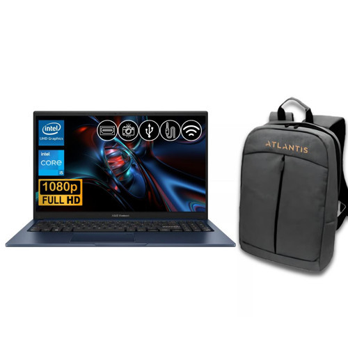 Vivobook 15 i5-1334U 8GB 512GB M.2 SSD X1504VA-NJ2405 ATL42 15.6" Fdos Notebook +çanta