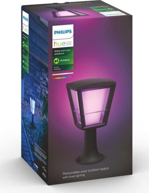 Hue Econic Ayaklı Dış Mekan Lambası Siyah