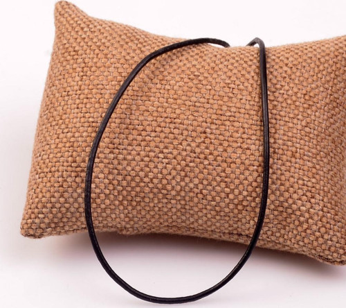 Beş Adet Deri Kolye İpi - 45 cm
