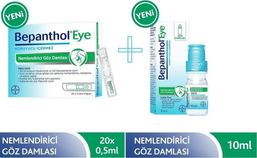 Eye Göz Damlası 10 Ml+ Eye Göz Damlası 0,5 Ml X 20 Flakon