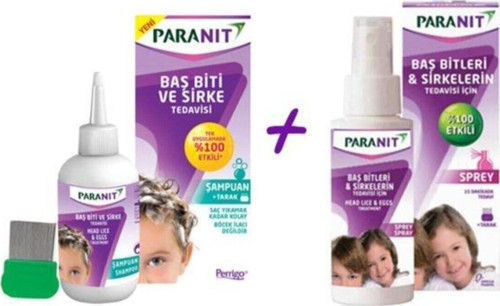 Saç Biti Ve Sirke Tedavi Seti Şampuan + 100 Ml Sprey Skt:07/2023
