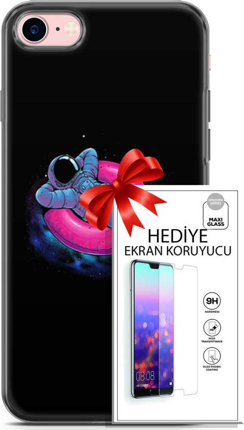 Apple İphone 7 - 8 Kılıf Orijinal Seri Neo 09 Darkseid Uv Kılıf Ve Ekran Koruyucu